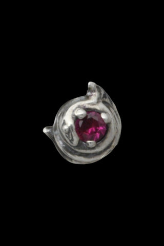 リビアルコイルピアス　アメジスト
