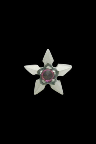 ゴシックスターSピアス　アメジスト