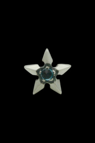 ゴシックスターSピアス　アメジスト