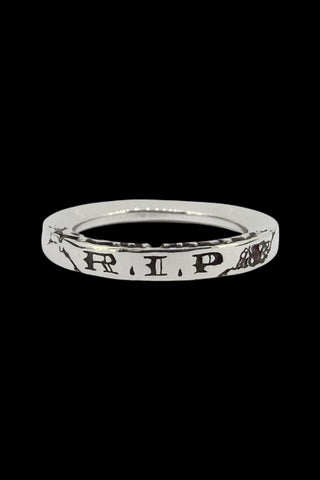 スモールR.I.Pリング　ブラックダイヤモンド